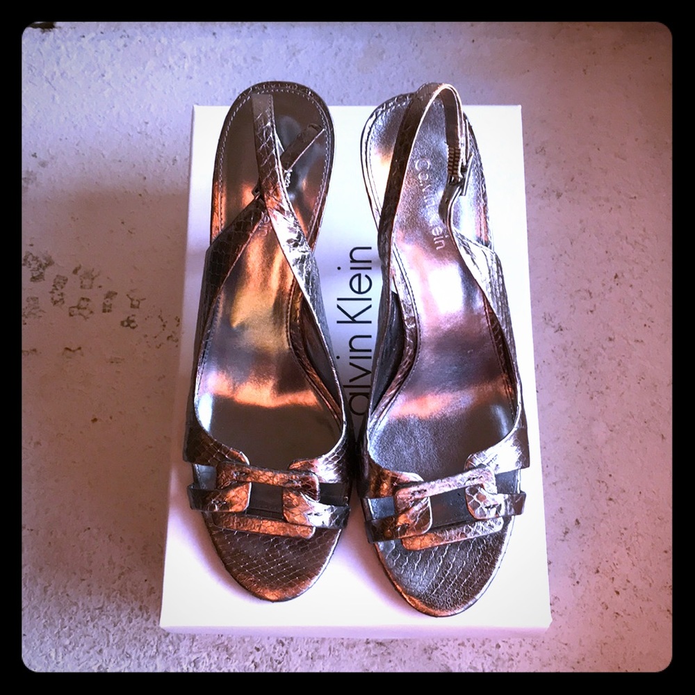 Calvin Klein strappy heel sandals